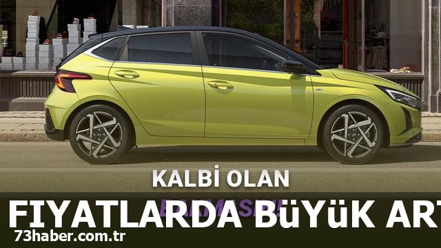 "Hyundai i20 Fiyat Listesi Patladı!"