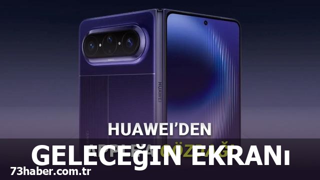 Huawei'den ilk geniş ekranlı katlanabilir telefon geliyor.