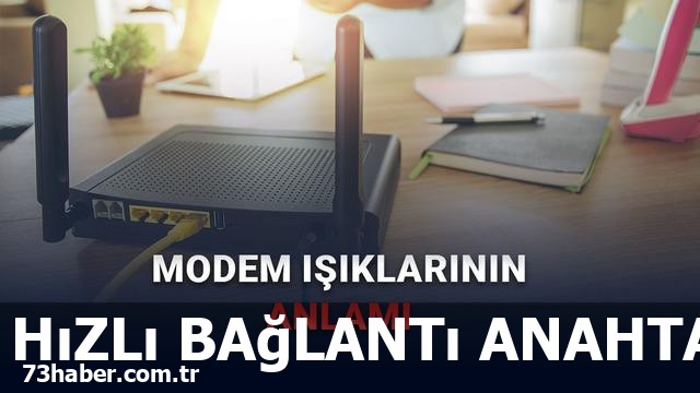 Modem Işıkları Ne Anlama Geliyor?