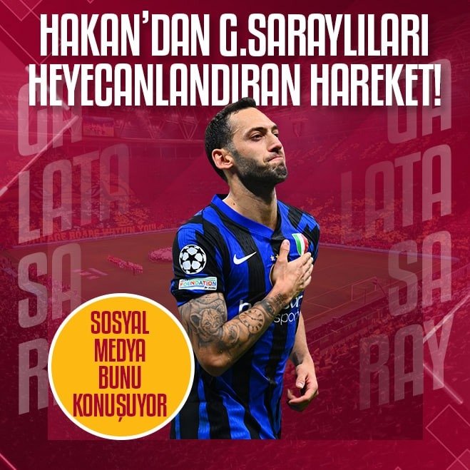 Hakan Çalhanoğlu, Galatasaraylıları Sevinçten Dolu Bir Hareketle Sürpriz Yaptı!