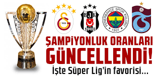 Trendyol Süper Lig şampiyonluk oranlarını güncelledi! Beşiktaş, Fenerbahçe, Galatasaray ve Trabzonspor’un favorileri belli oldu