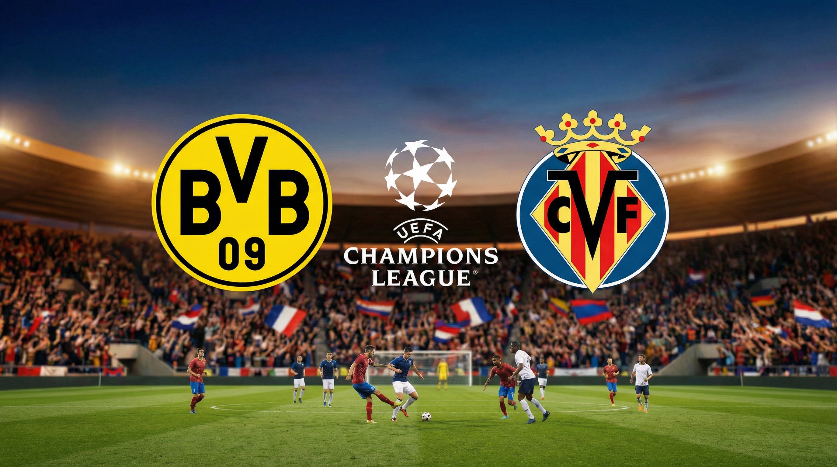 Borussia Dortmund - Villarreal maçı nerede ve hangi kanalda saat kaçta yayınlanacak
