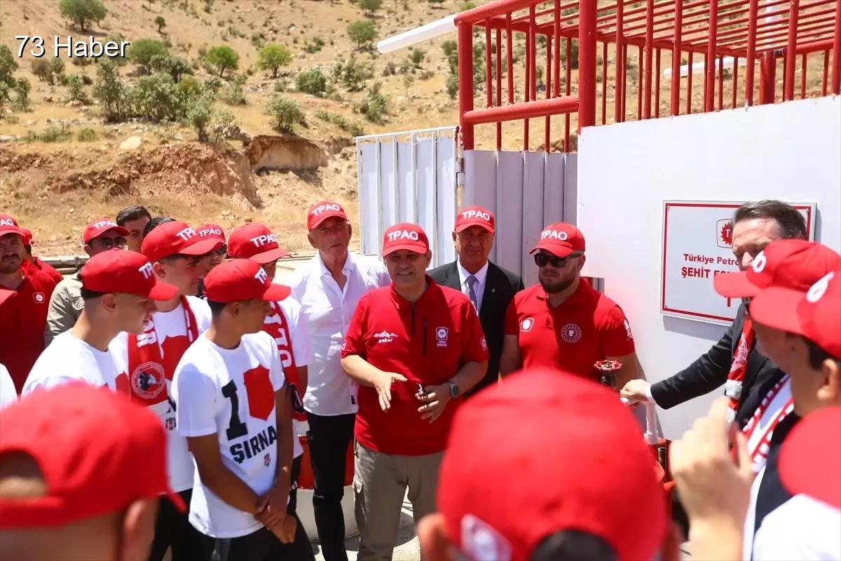 Şırnak'ta Beşiktaş U16 Takımı Gabar'daki petrol sahasını ziyaret etti.