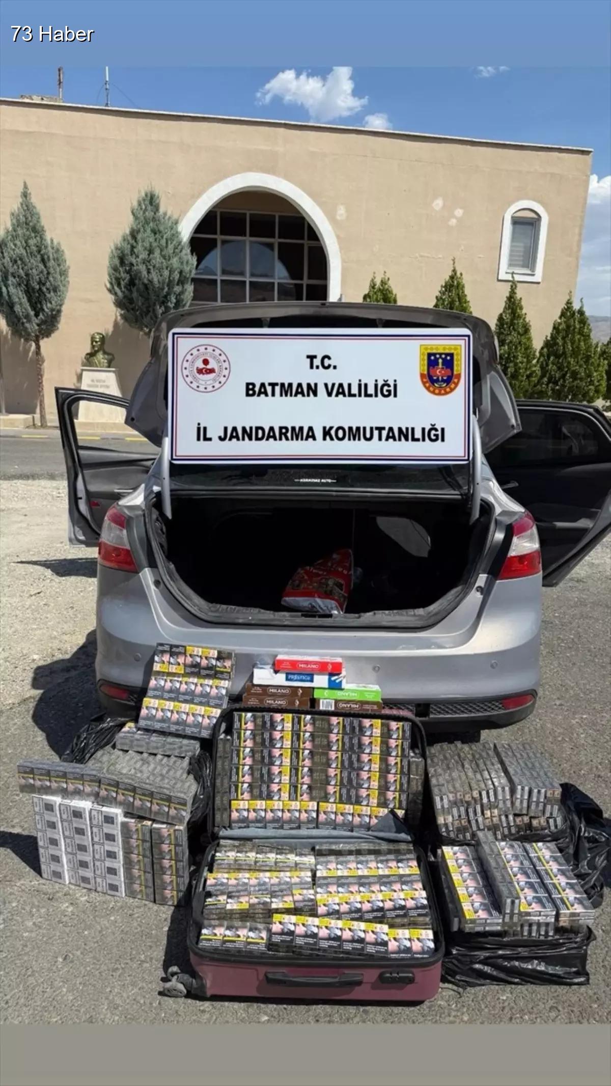 Şırnak'ta Batman'da 1700 Paket Bandrolsüz Kaçak Sigara Yakalandı.