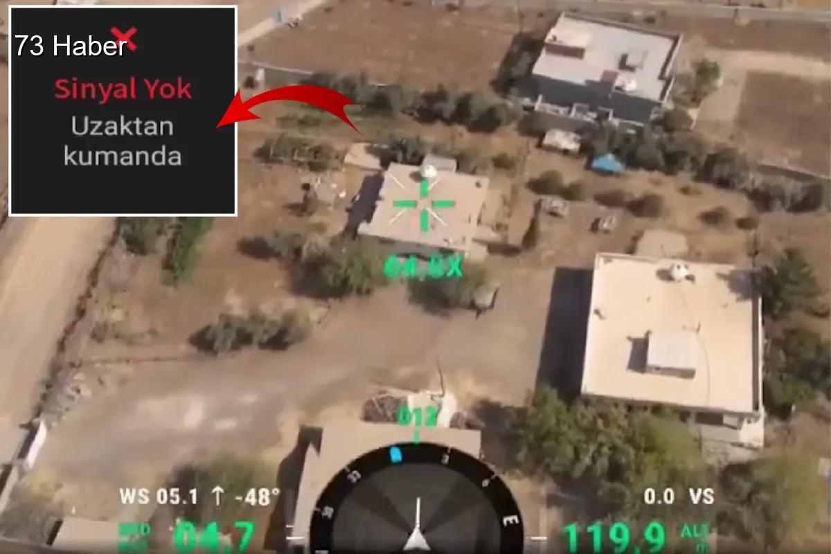 Şırnak'ta Elektrik kaçağı arayan dronu tüfekle vurarak düşürdüler.