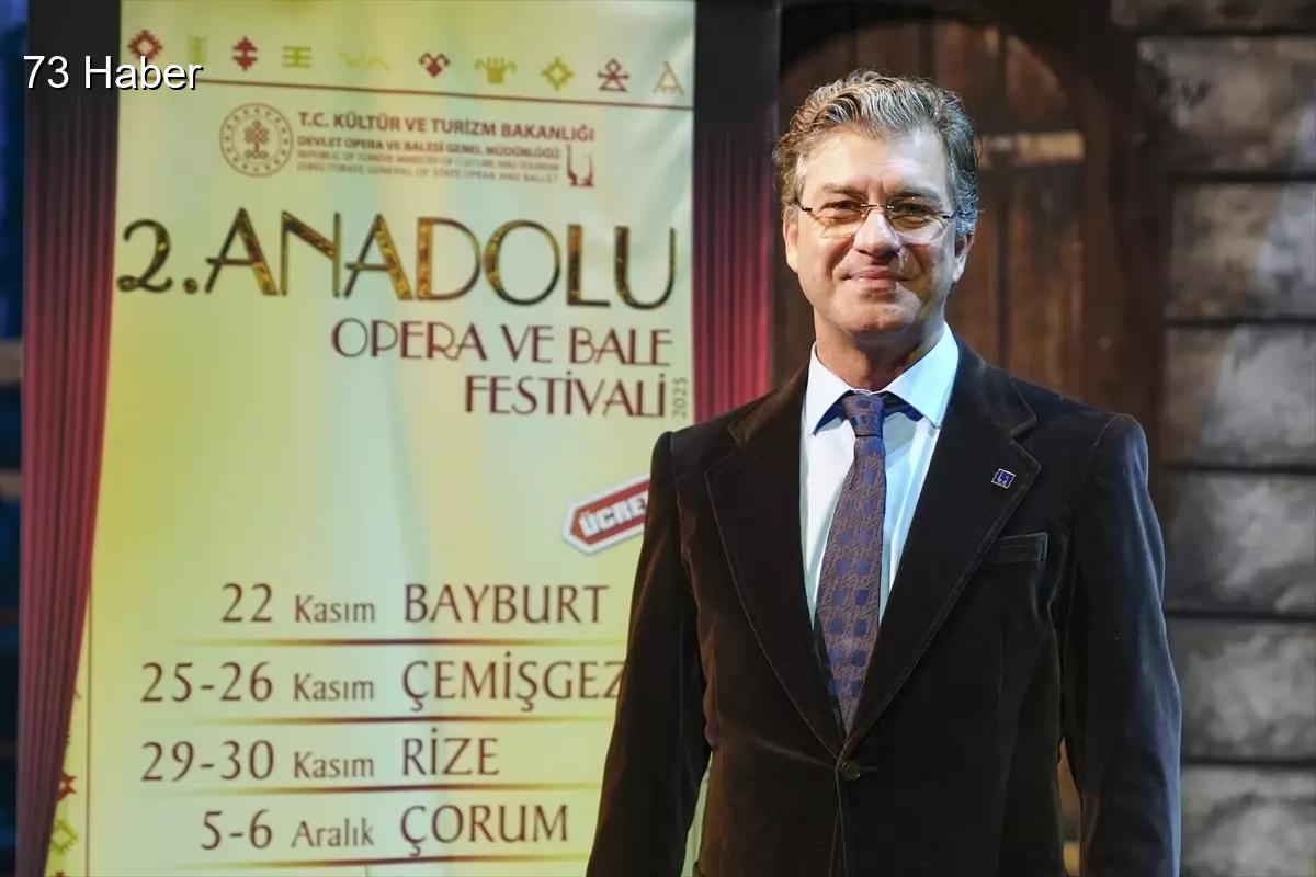 Şırnak'ın Anadolu Opera ve Bale Festivali bu defa Bayburt'ta sahnelenecek.