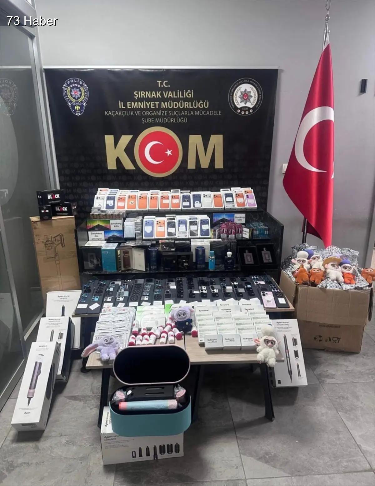 Şırnak'ta Kaçakçılık Operasyonu: 74 Şüpheli Gözaltına Alındı