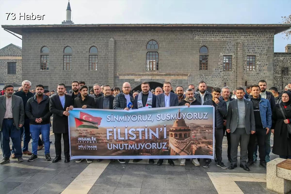 Şırnak'ta Diyarbakır, Şırnak ve Mardin&amp;apos;de İsrail&amp;apos;in Gazze&amp;apos;deki katliamları protesto edildi