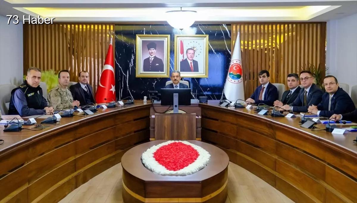 Şırnak'ta Şırnak&amp;apos;ta İl Güvenlik ve Asayiş Koordinasyon Toplantısı yapıldı