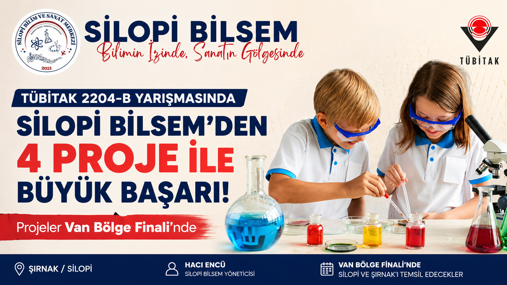 Silopi BİLSEM’den Tarihi Başarı: Türkiye Üçüncülüğü Geldi!