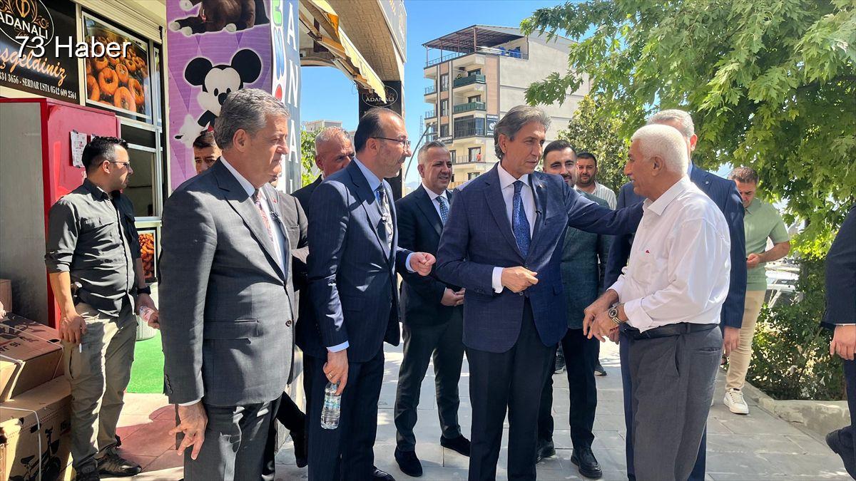 Şırnak'ta AK Parti Genel Başkan Yardımcısı Demir, Şırnak&amp;apos;ta esnafı ziyaret...