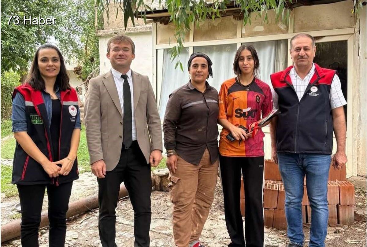 Şırnak'ın Cizre ilçesinde Tarım ve Orman Müdürlüğü, kadın çiftçi Rukiye...