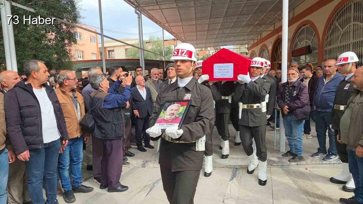 Şırnak'ta Aydın Nazilli&amp;apos;de gazi Tahir Güney, askeri törenle son yolculuğuna...