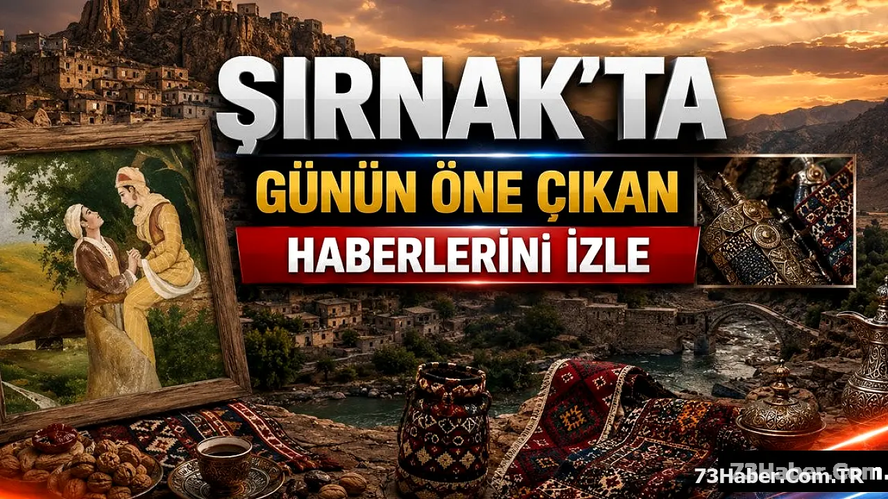 Şırnak'ta 10 Ağustos'un En Öne Çıkan Haberleri