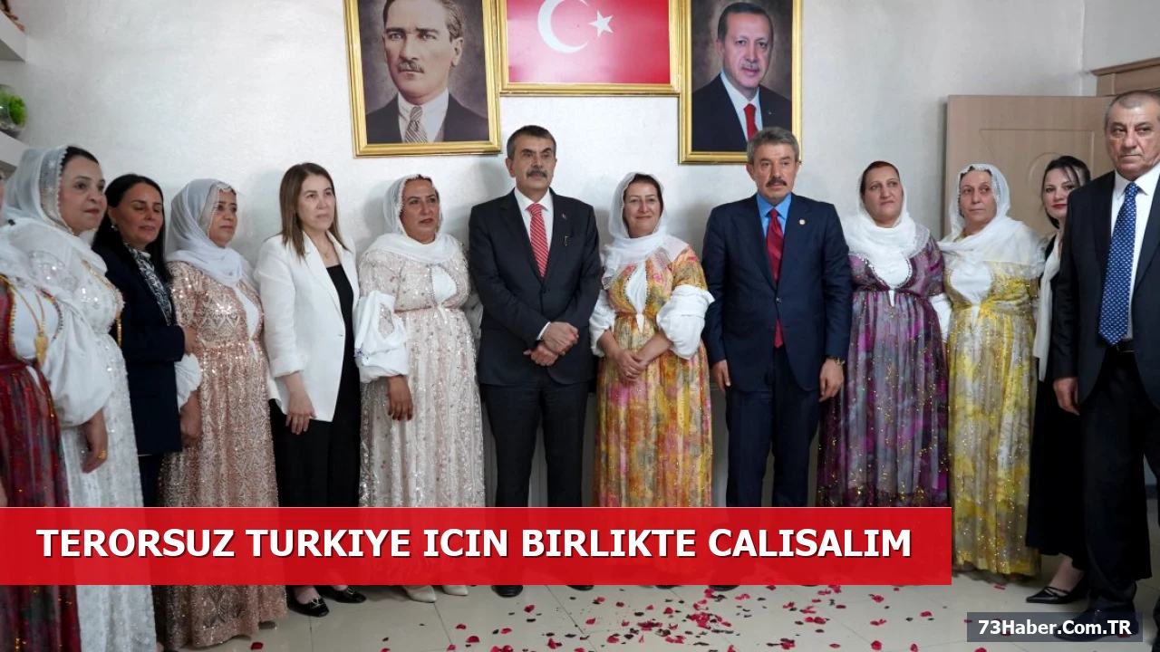 Milli Eğitim Bakanı'ndan Şırnak'a Müjde