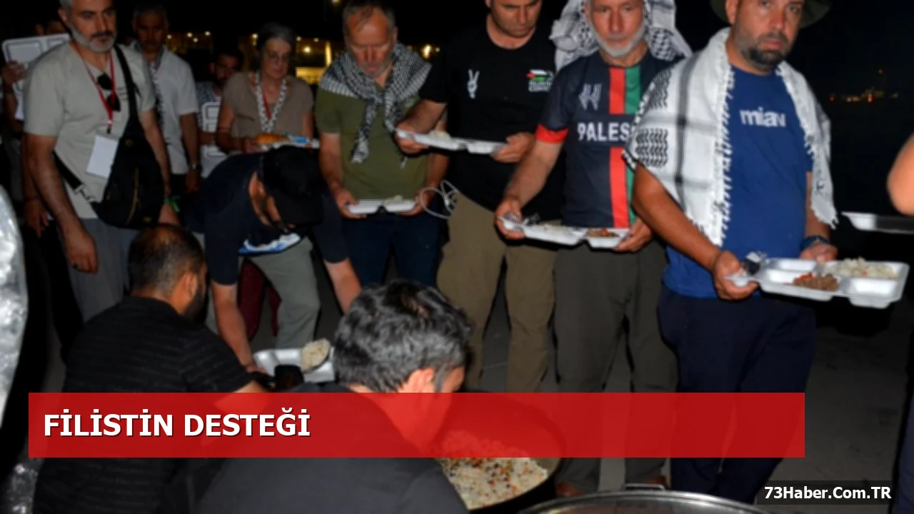 Şırnak'tan Filistin Konvoyu'na Destek
