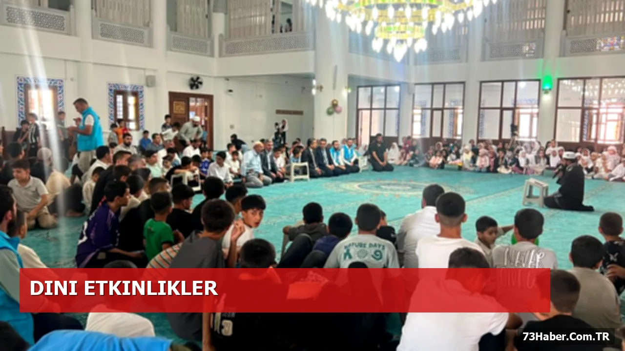 Kur'an Kursları Kapanış Programı Şırnak'ta Düzenlendi
