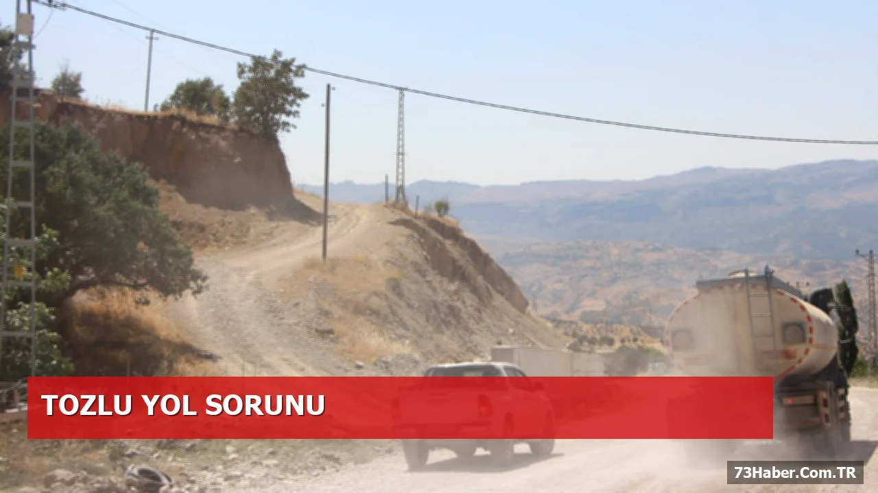 Şırnak’ta Toz Bulutu Mahalleyi Kapladı, Sulama Talebi Artıyor