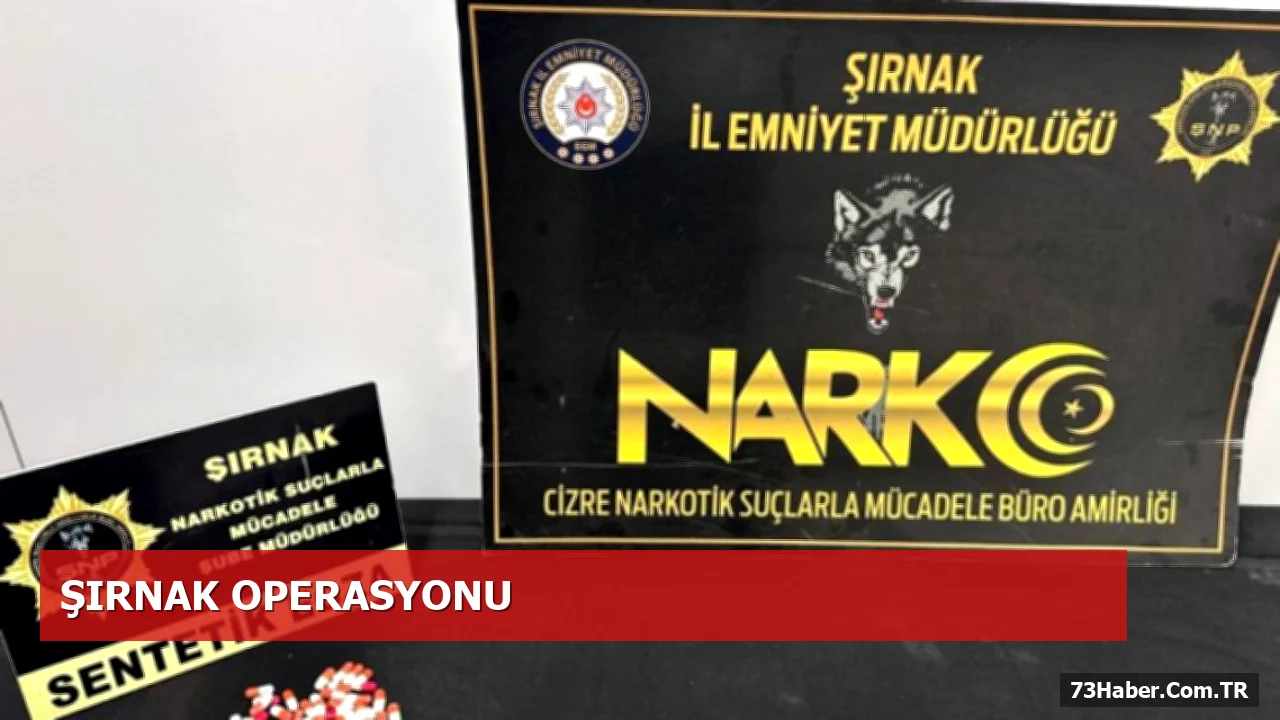 Şırnak Emniyetinden Geniş Operasyon: 56 Sentetik Ecza ve 111 Bin 400 Kaçak Sigara