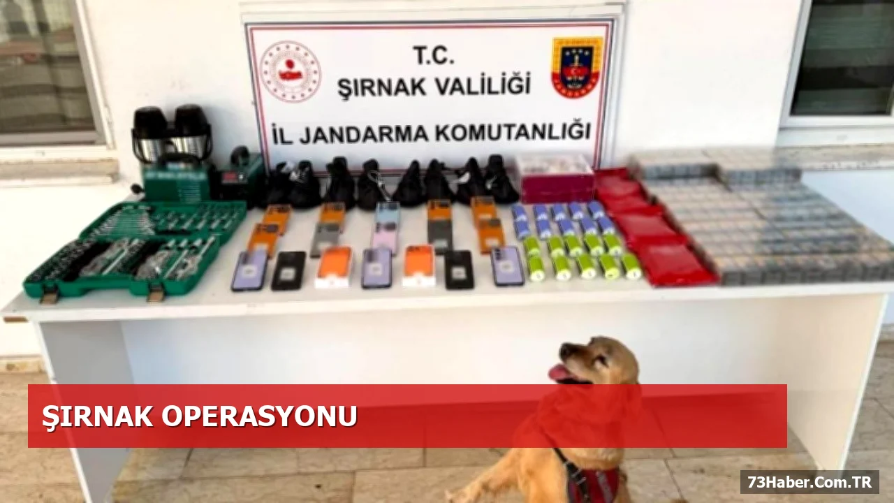 Şırnak Jandarması 140 Şüpheliyi Gözaltına Alarak 26 Milyon Liralık Kaçak Malları Ele Geçirdi