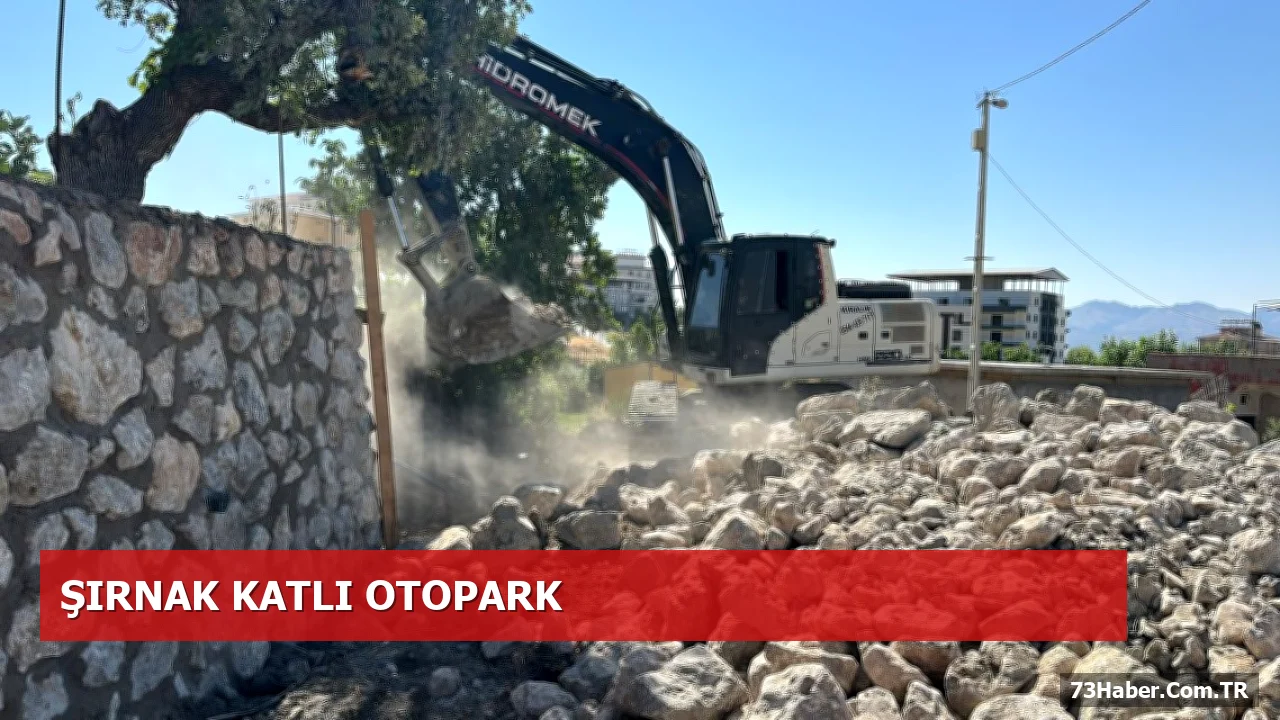 Şırnak’ta Yol ve Otopark Çalışmaları Hız Kesmeden Devam Ediyor