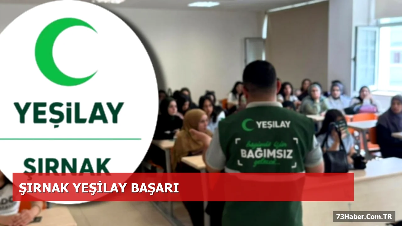 Şırnak Yeşilay Şubesi 2026’da Üstün Performans Gösterdi