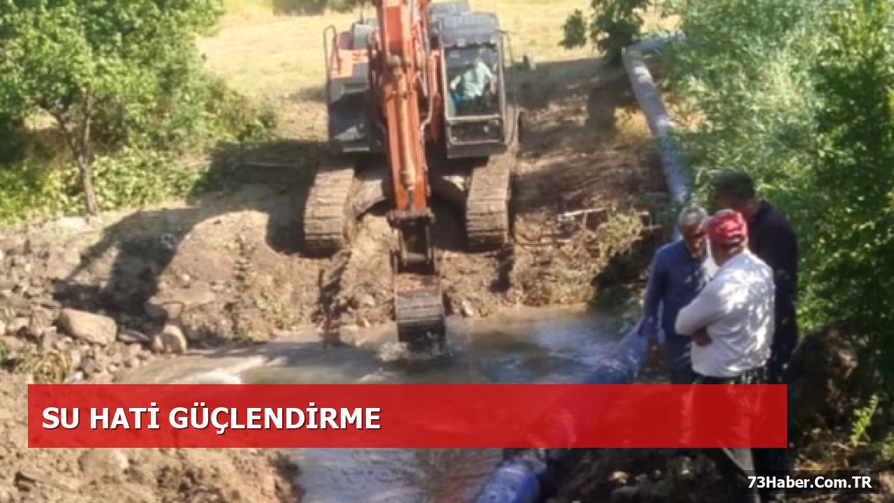 Şırnak Belediyesi Su Altyapı Çalışmalarını Tamamladı
