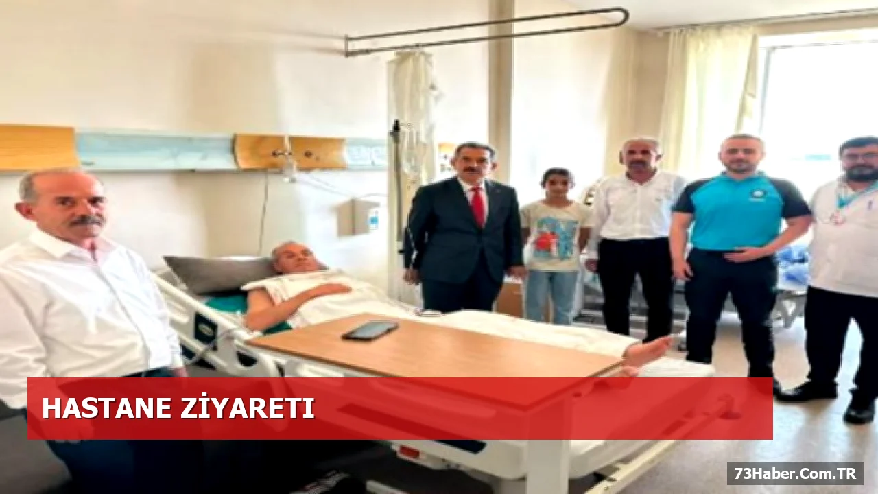 Vali Ekici, Şırnak Hastanesinde Tedavi Gören Vatandaşlara Moral Verdi