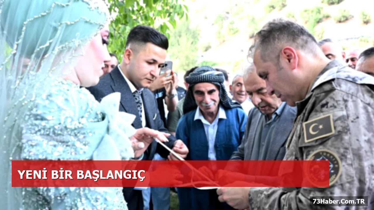Şırnak'ta Ortaca Köyü'nde Nişan Töreni