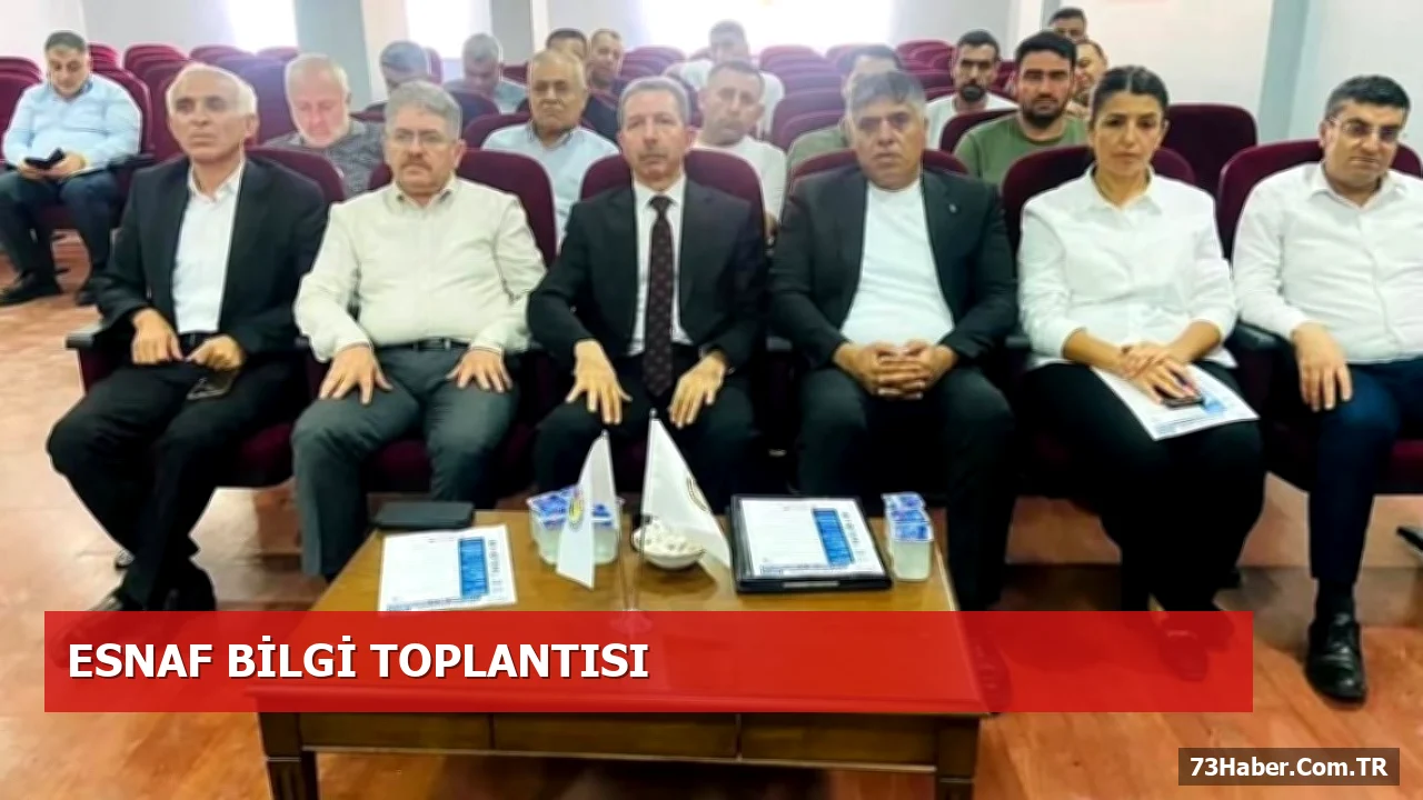 SGK Borç Tescili ve Taksitlendirme Toplantısı Cizre'de Gerçekleşti