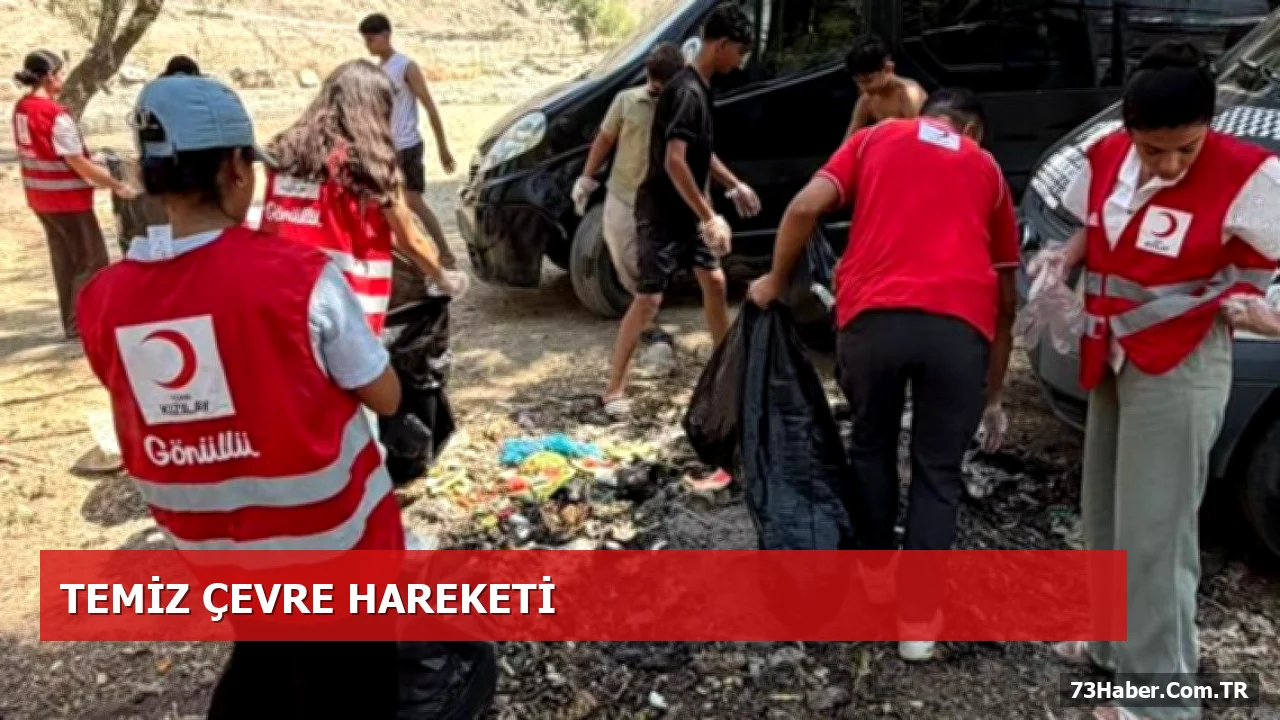 Genç Kızılay Gönüllüleri Cevizdüzü Çayı’nda Çevre Temizliği Yaptı