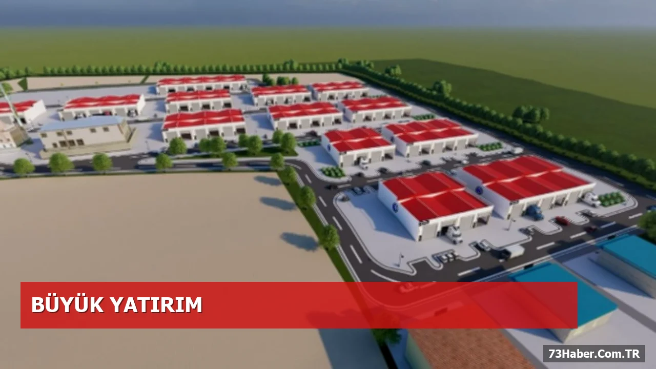 Şırnak’ın İdil İlçesinde 78 İşyerli Sanayi Sitesi Projesi Başladı