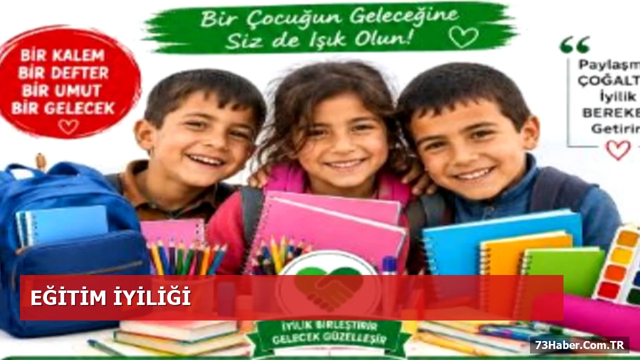 Cizre'de Yetim Çocuklara Kırtasiye Desteği Kampanyası Başladı