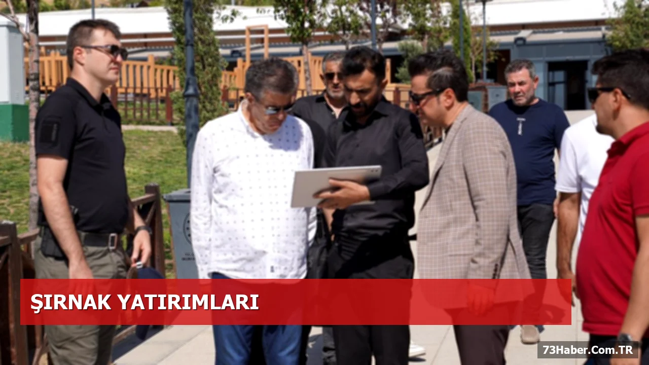 Şırnak’ta Gastronomi Merkezi ve İçme Suyu Projesi Yerinde İncelendi