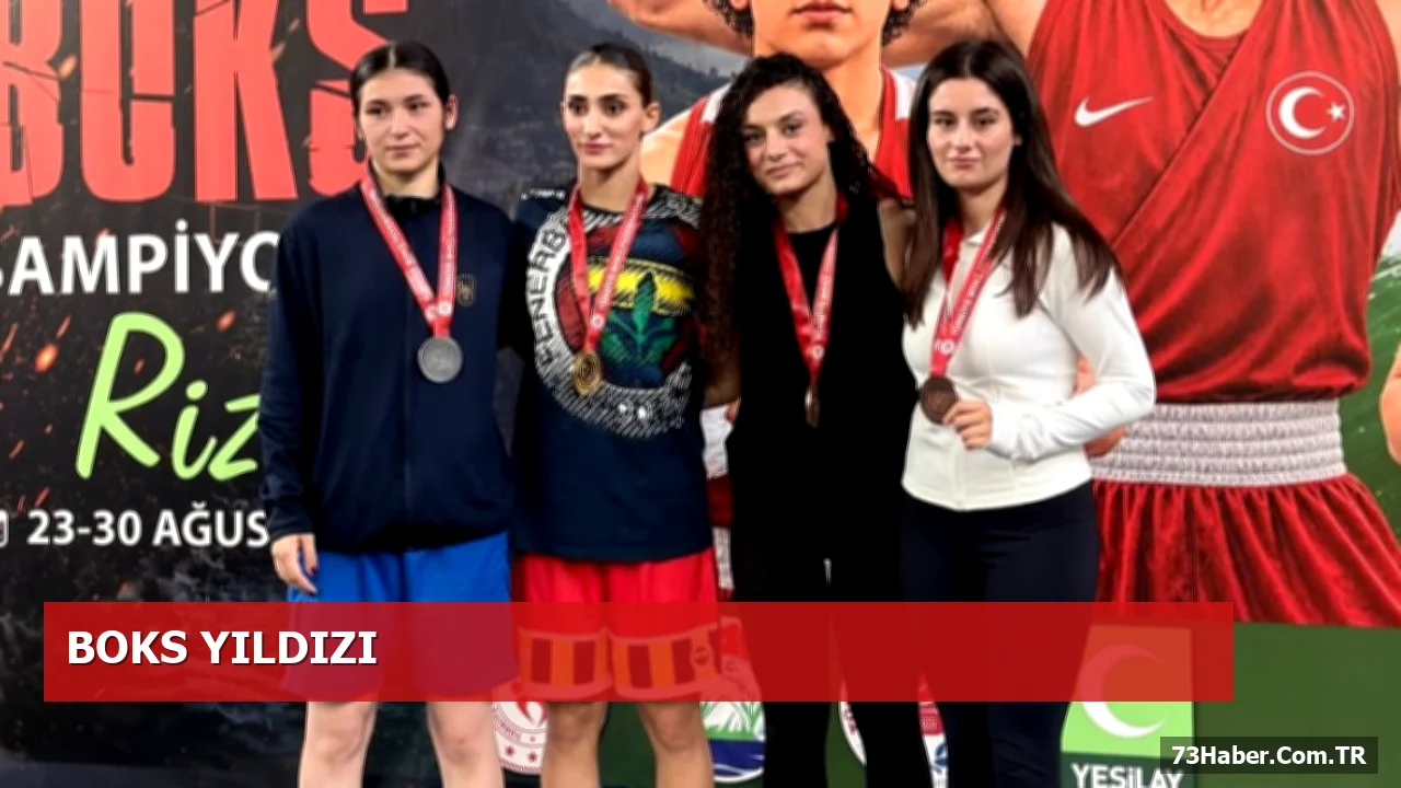 Rize’deki U23 Boks Şampiyonasında Pınar Benek Altın Aldı