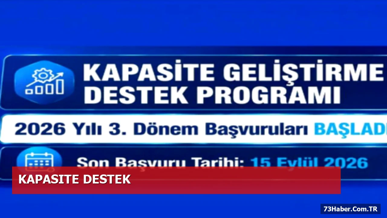 Kapasite Geliştirme Destek Programı Şırnak’ta Başvuruları Açtı