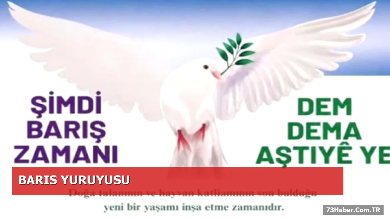 Şırnak'ta Dünya Barış Günü Yürüyüşü 1 Eylül'de Silopi'de