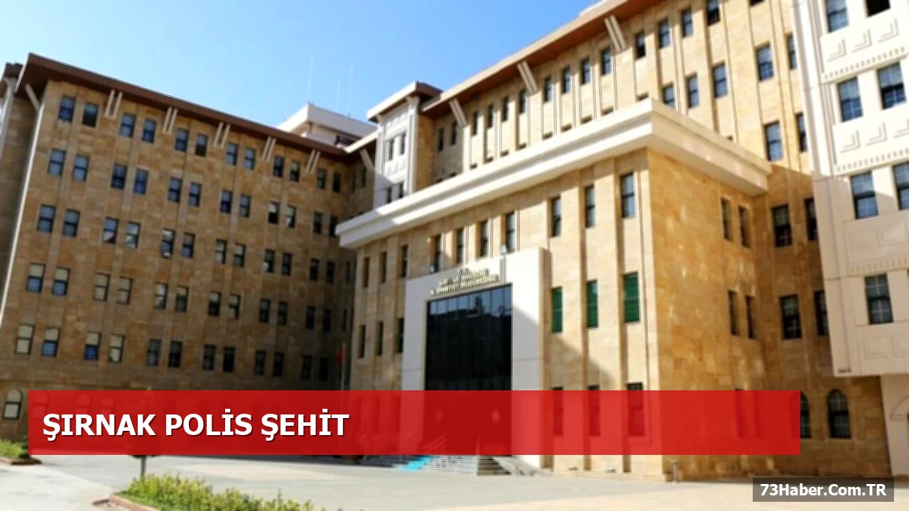 Cizre Emniyetinden Şehit Polis Memuru Melih Kaygusuz’a Taziye Mesajı