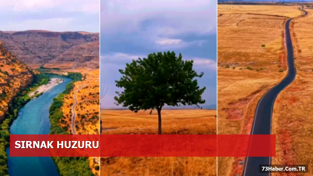 Şırnak’ın Sonbahar Manzarası Video ile Gözler Önüne Serildi