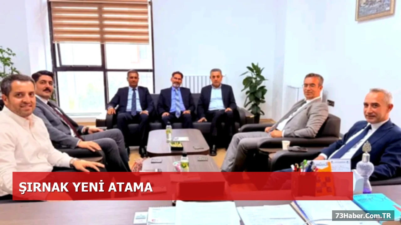 Şırnak’a Asaleten Atanan Kültür ve Turizm Müdürü Celal Baz’ı Üst Düzey Yetkililer Ziyaret Etti