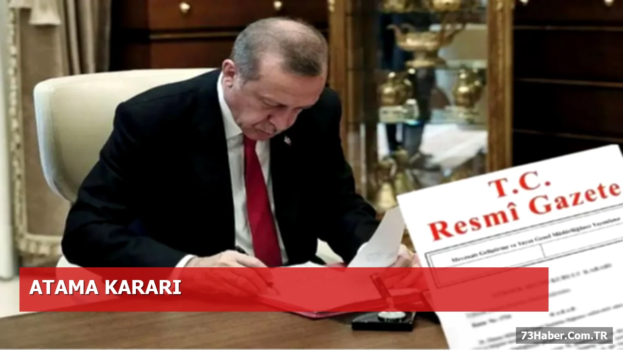 Cumhurbaşkanı Erdoğan'dan Çok Sayıda Atama Kararı