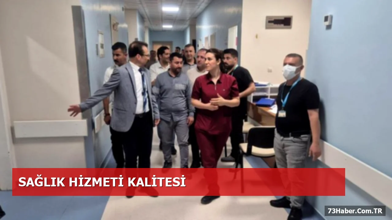 Cizre Devlet Hastanesi Başhekimi Halit Sapan’dan Çocuk ve Palyatif Bakım Servisi Ziyareti
