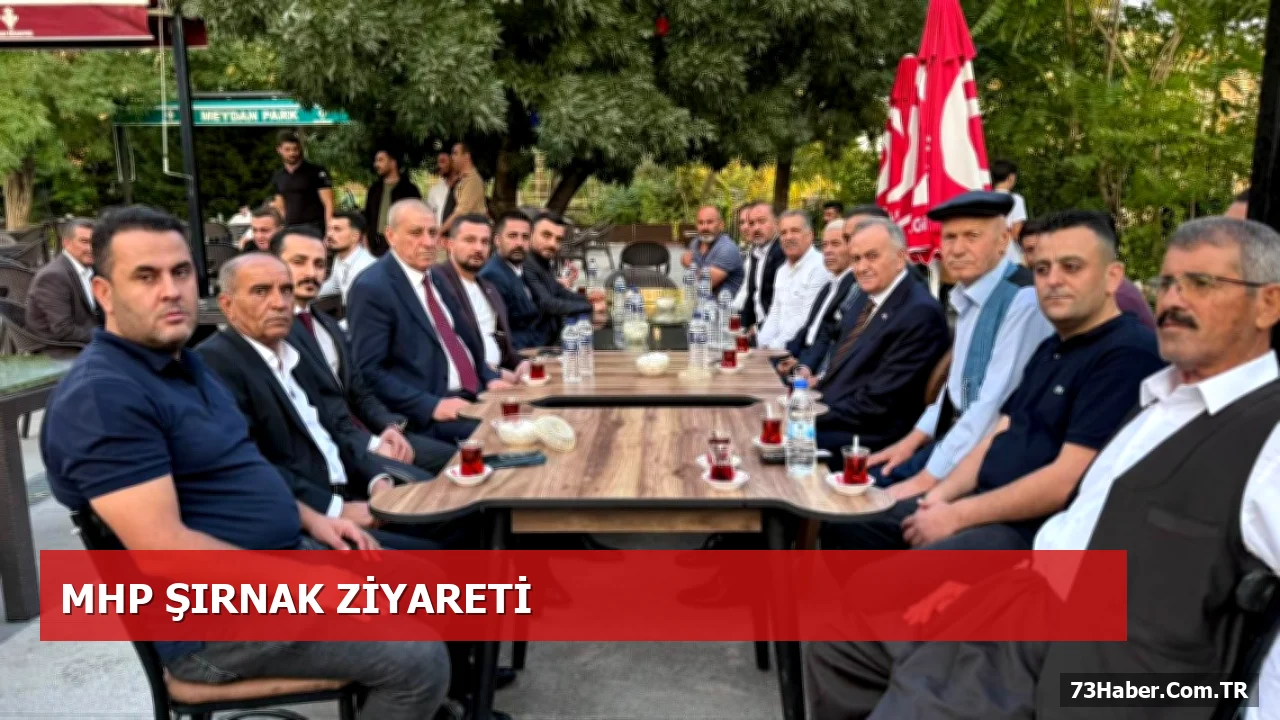 MHP Şırnak İl Başkanı Koçero Saluci, Akçay ve Kurban'ı Karşıladı