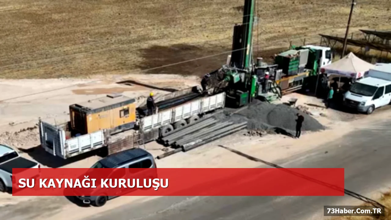 İdil Tepe Köyü’ne 244 Metrelik Sondajla Su Geldi