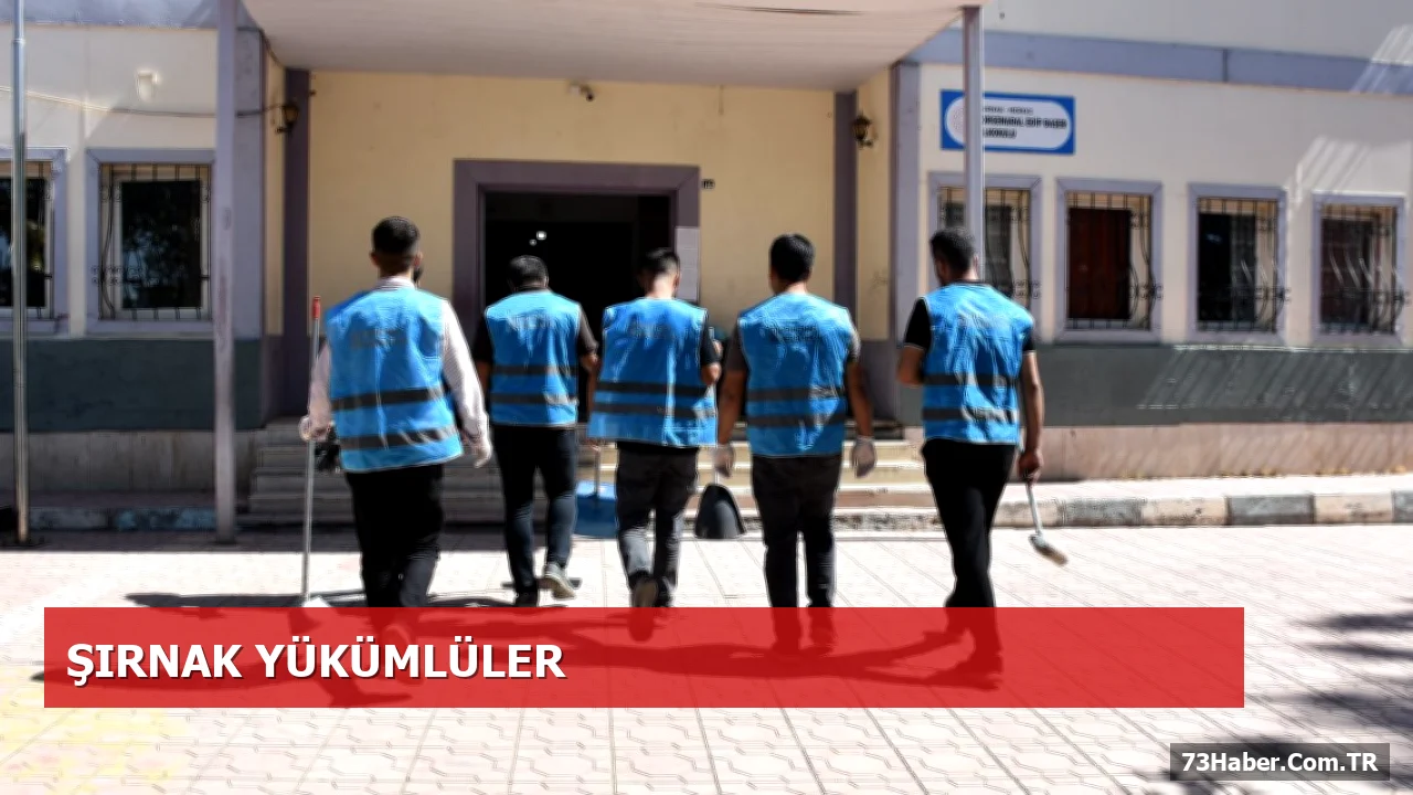 Denetimli Serbestlik Çalışmasıyla Şırnak Okullarına Destek