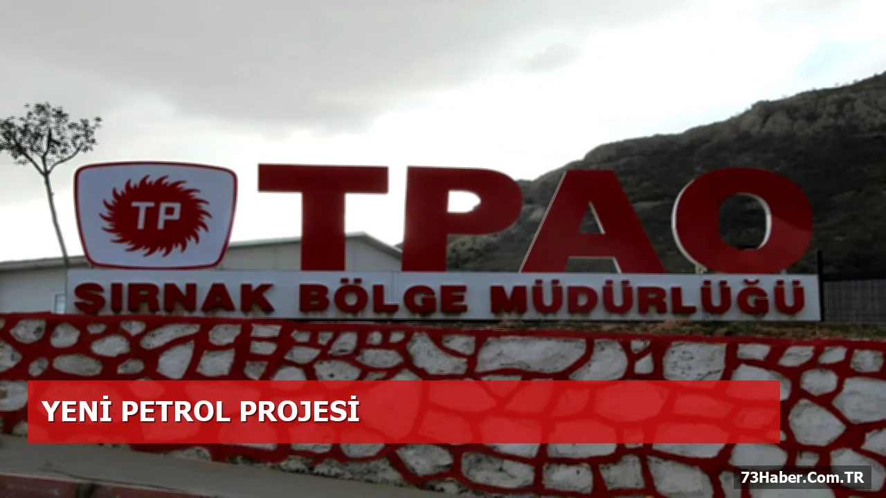 Şırnak'ta Yeni Petrol Üretim Tesisi İçin Açık İhale