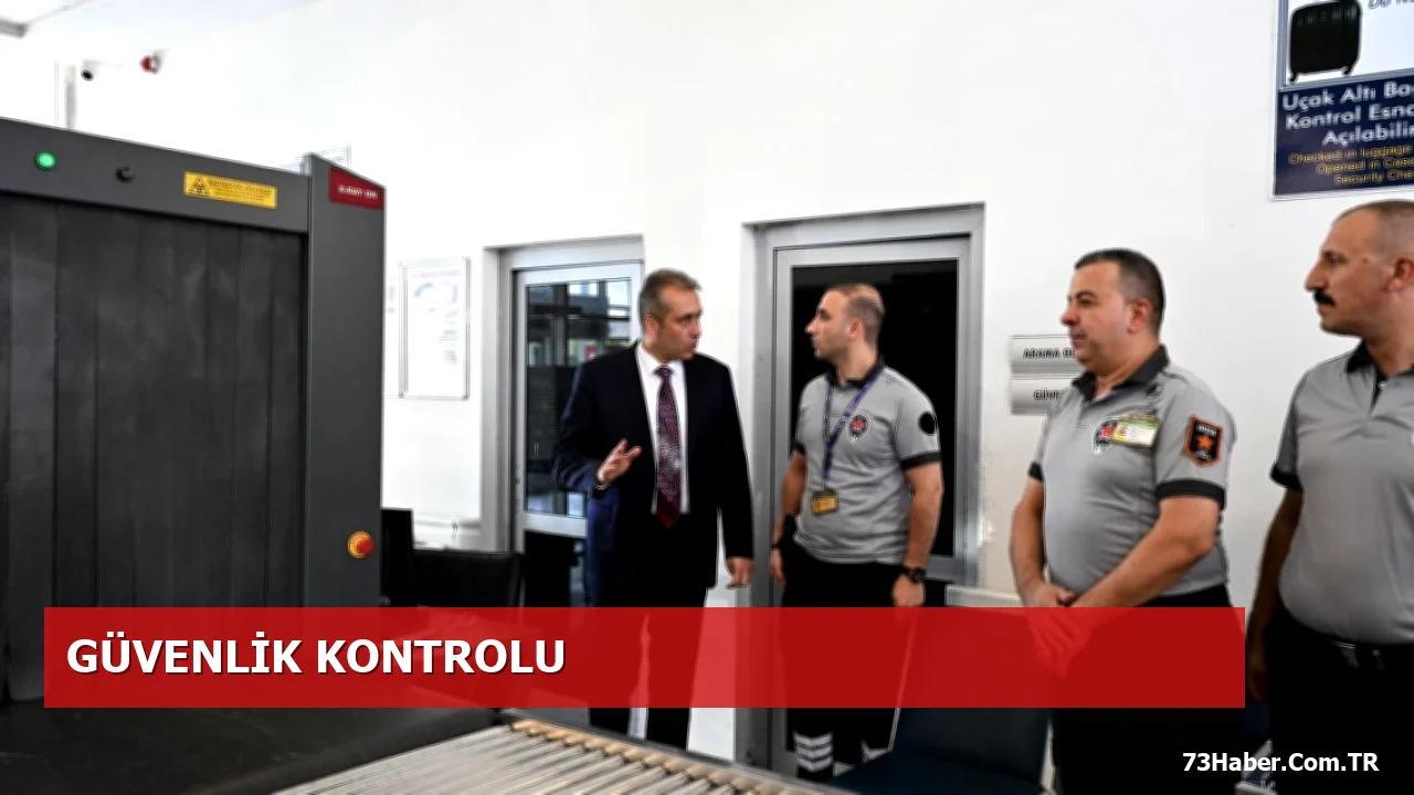 İl Emniyet Müdürlüğü Şerafettin Elçi Havalimanı Güvenliğini İnceledi