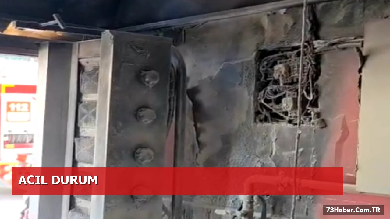 Şırnak Sanat Sokağı’ndaki Dönerci Yangını Kontrol Altına Alındı