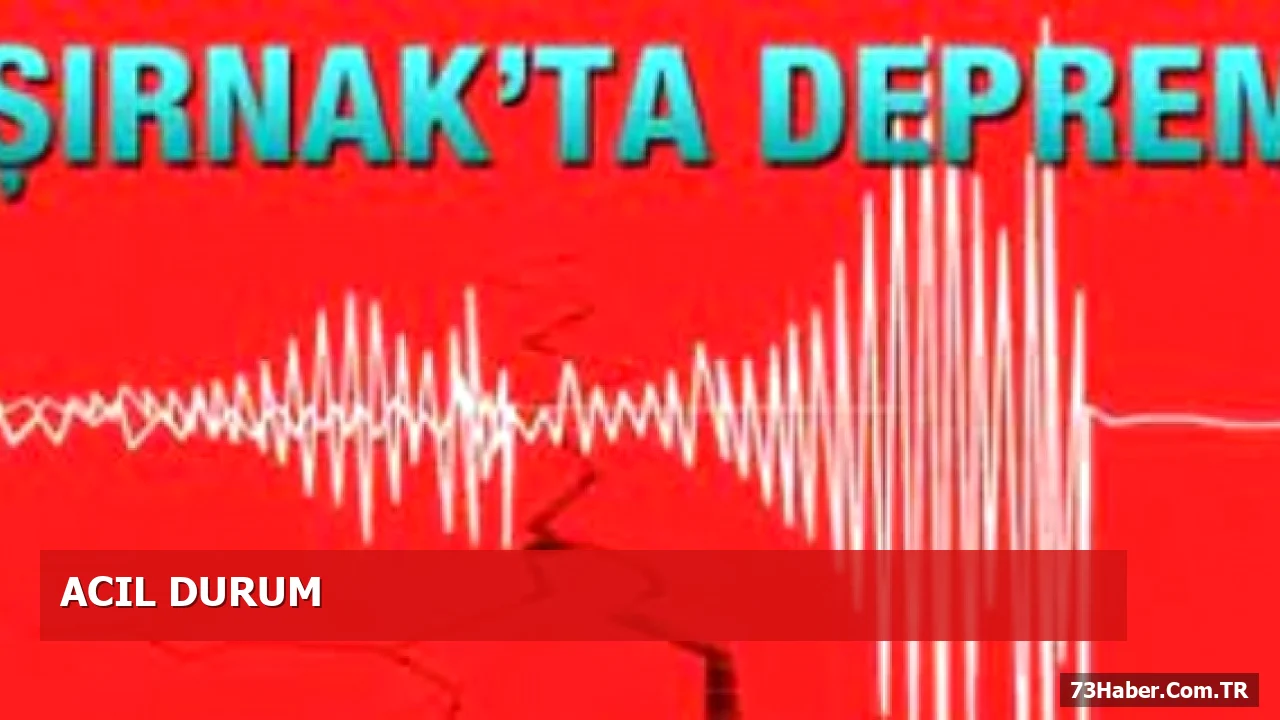 Beytüşşebap’ta 3.2 Şiddetinde Deprem Hissedildi