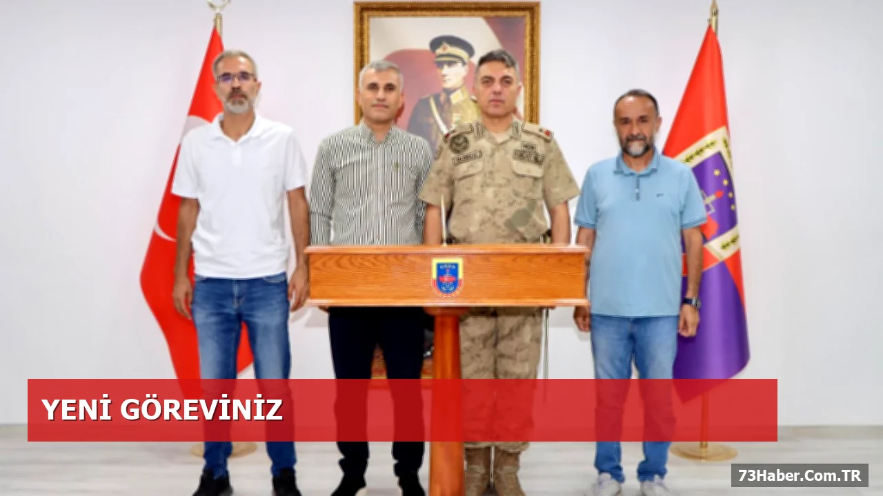 Çakırsöğüt Jandarma Tugay Komutanı'na Gazetecilerden Başarı Dilekleri